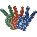 Foam Hand Peace/ Victory Sign